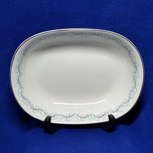 W.S. George China Craft Oval Vegetable Serving Bowl 284 840 H Pattern MCM AS IS
